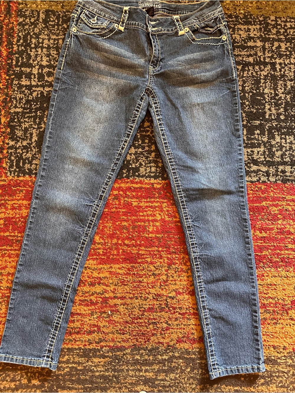 Women’s Dark Blue Skinny Jeans - Unbranded